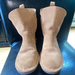 Women’s UGGs Alida Unlined Slouch Chestnut Suede Short Mid Calf Pull On Boots